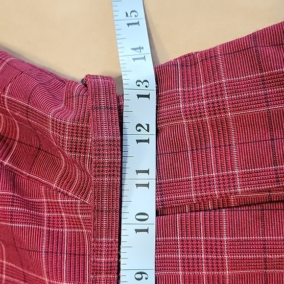 GO International Size 5 Tiny Cap Sleeve, Belted, Cowl Neck, Plaid Dress, EUC - Picture 11 of 15